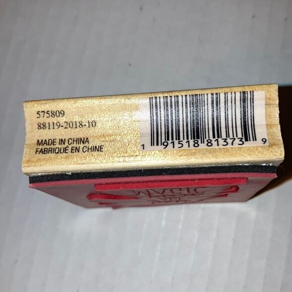 CRAFT SMART You Are Pure Magic Unicorn Wood Mounted Rubber Stamp 2.5 x 2.5 in - Picture 5 of 7